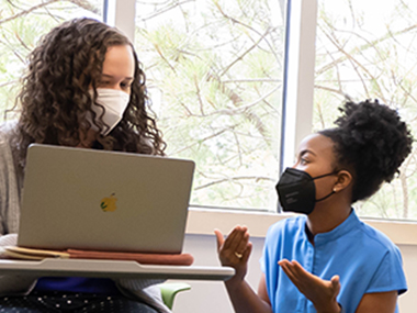 Dr. Gabrielle Banks talks with Lauren Mutignani.